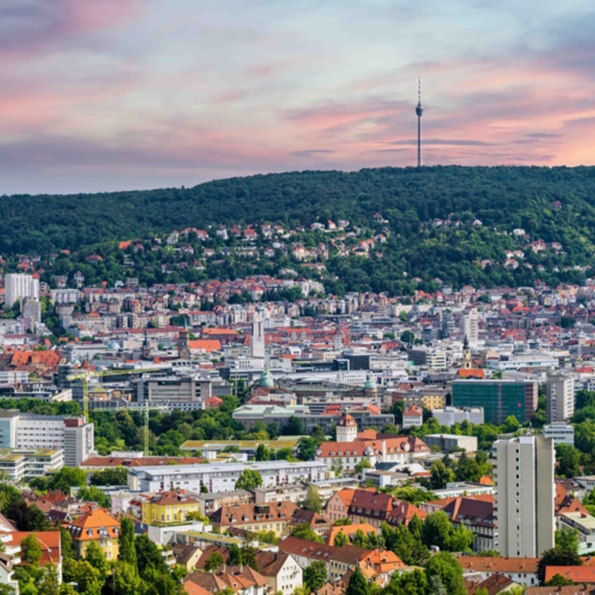 Panoramablick auf Stuttgart 
